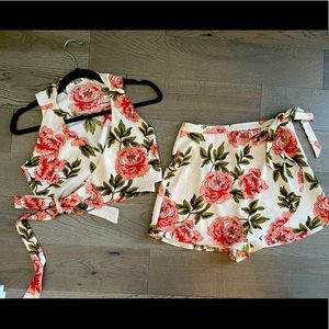 Show me your mumu wrap skort / top in “Cora Louise”